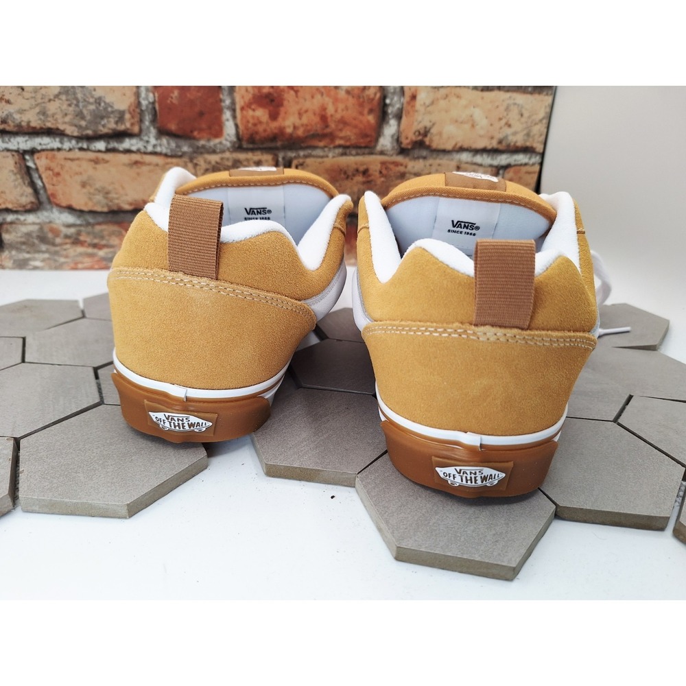 Vans‎ Knu Skool Gum Bumper Honey Yellow Wheat Timberland Inspired Gum Men Sz 10 - Picture 6 of 9